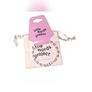 🩷🤍NWT LITTLE WORDS PROJECT BRACELET🤍🩷